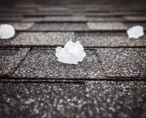 roofing maintenance with hail damage